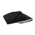 Black Coral Fleece Throw Blanket